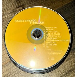 Jessica Simpson In This Skin CD Album Good 2003 Pop Music *DISC ONLY*